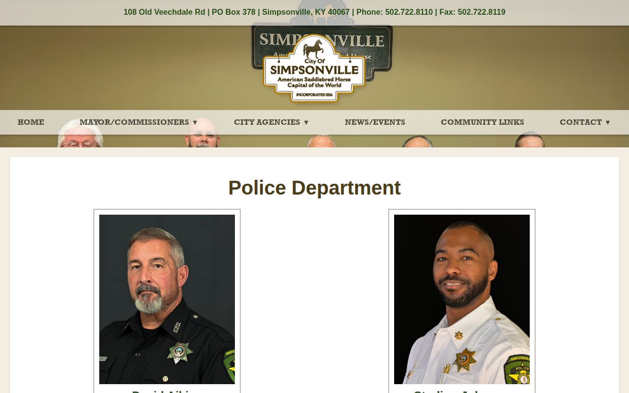 Official Simpsonville Police arrest record contact and resources page